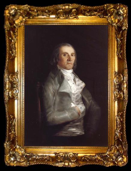 framed  Francisco de Goya Don Andres del Peral, ta009-2